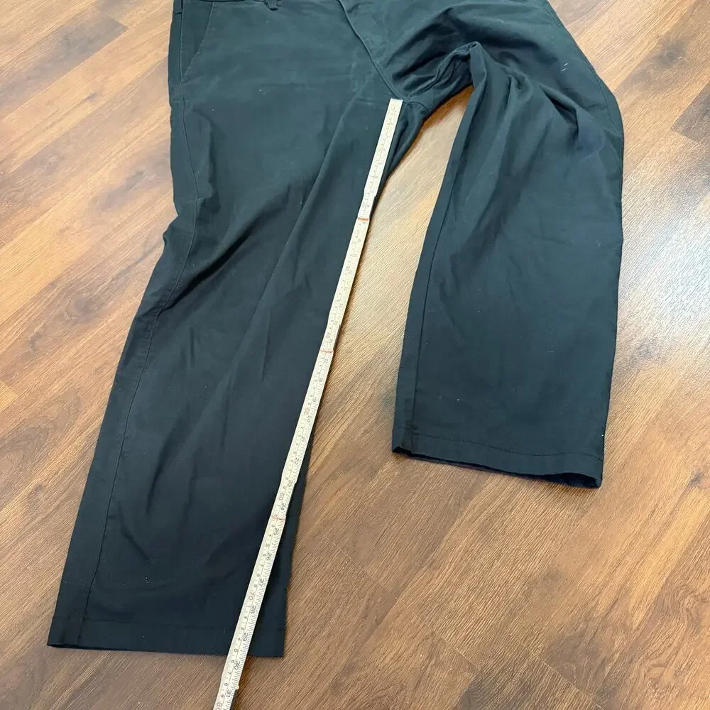 SCOTTeVEST Chino Tech Men's Pants Casual Utility Travel Workwear Black Sz 42x30